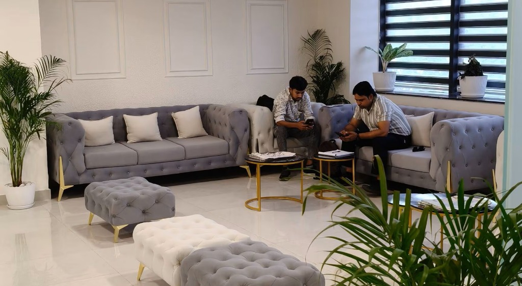 Pravi IVF Lajpat Nagar Clinic Reception Waiting Area